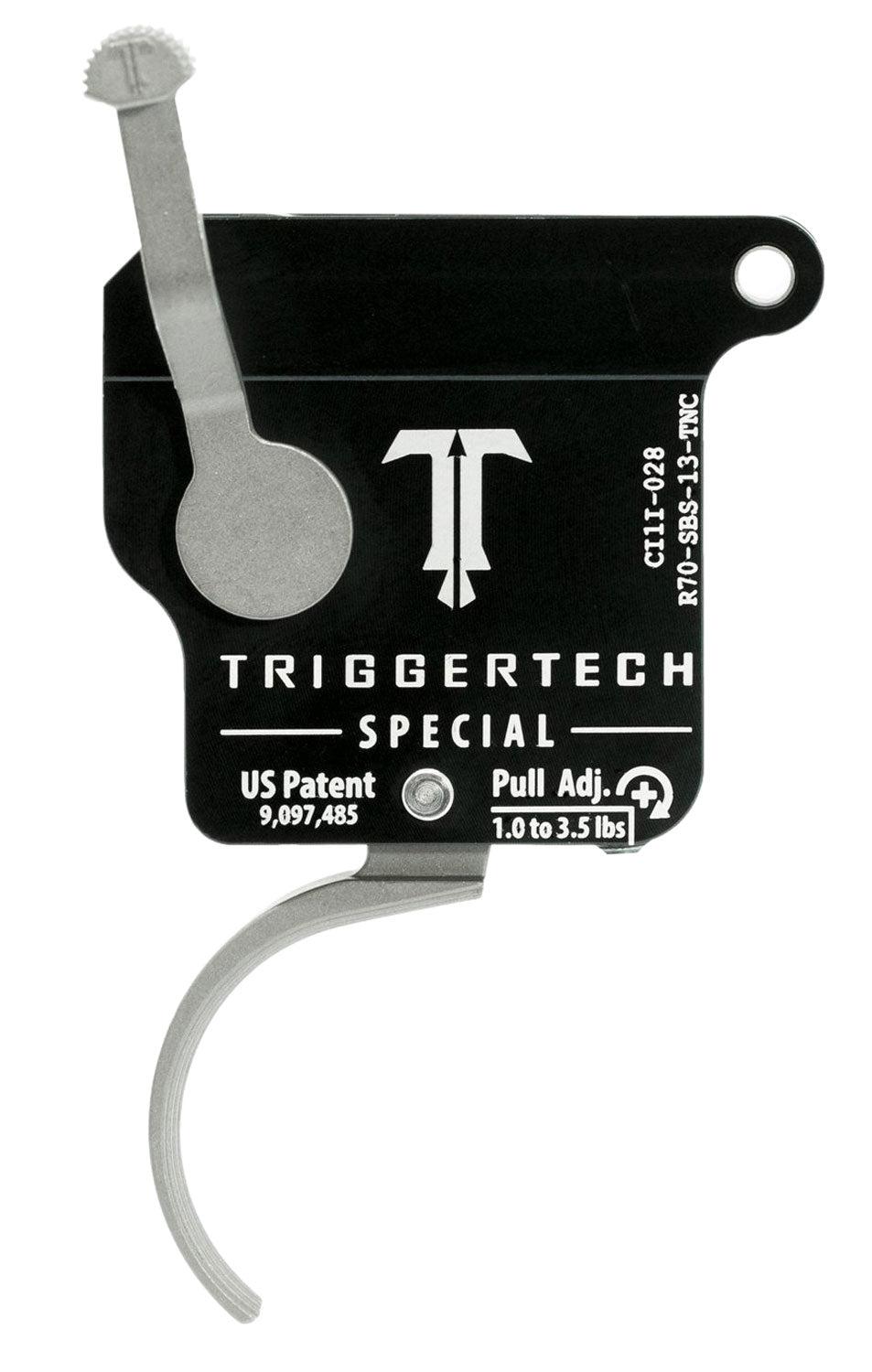 TriggerTech Special Single-Stage Traditional Curved Trigger for Remington 700 Right, 1-3.50 lbs