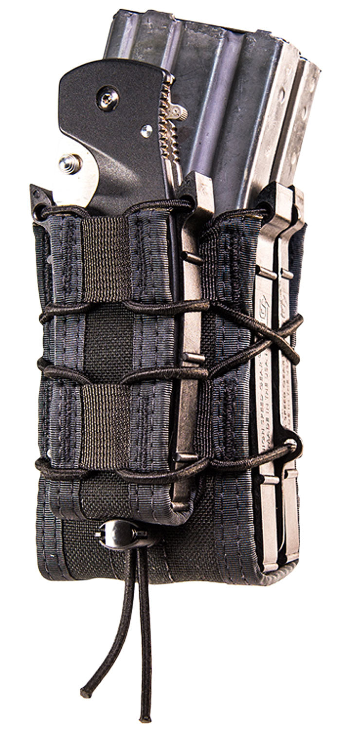 High Speed Gear 112RP0BK TACO X2RP Triple Mag Pouch Black Nylon MOLLE Rifle and Pistol Compatible