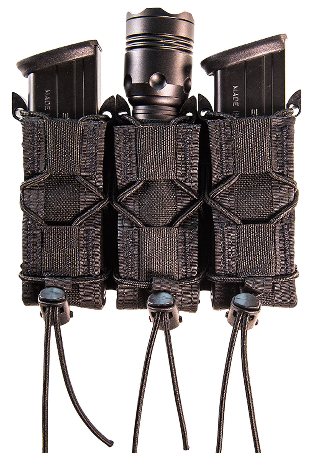 High Speed Gear TACO Triple Pistol Mag Pouch Black Nylon MOLLE Belt 2" Wide