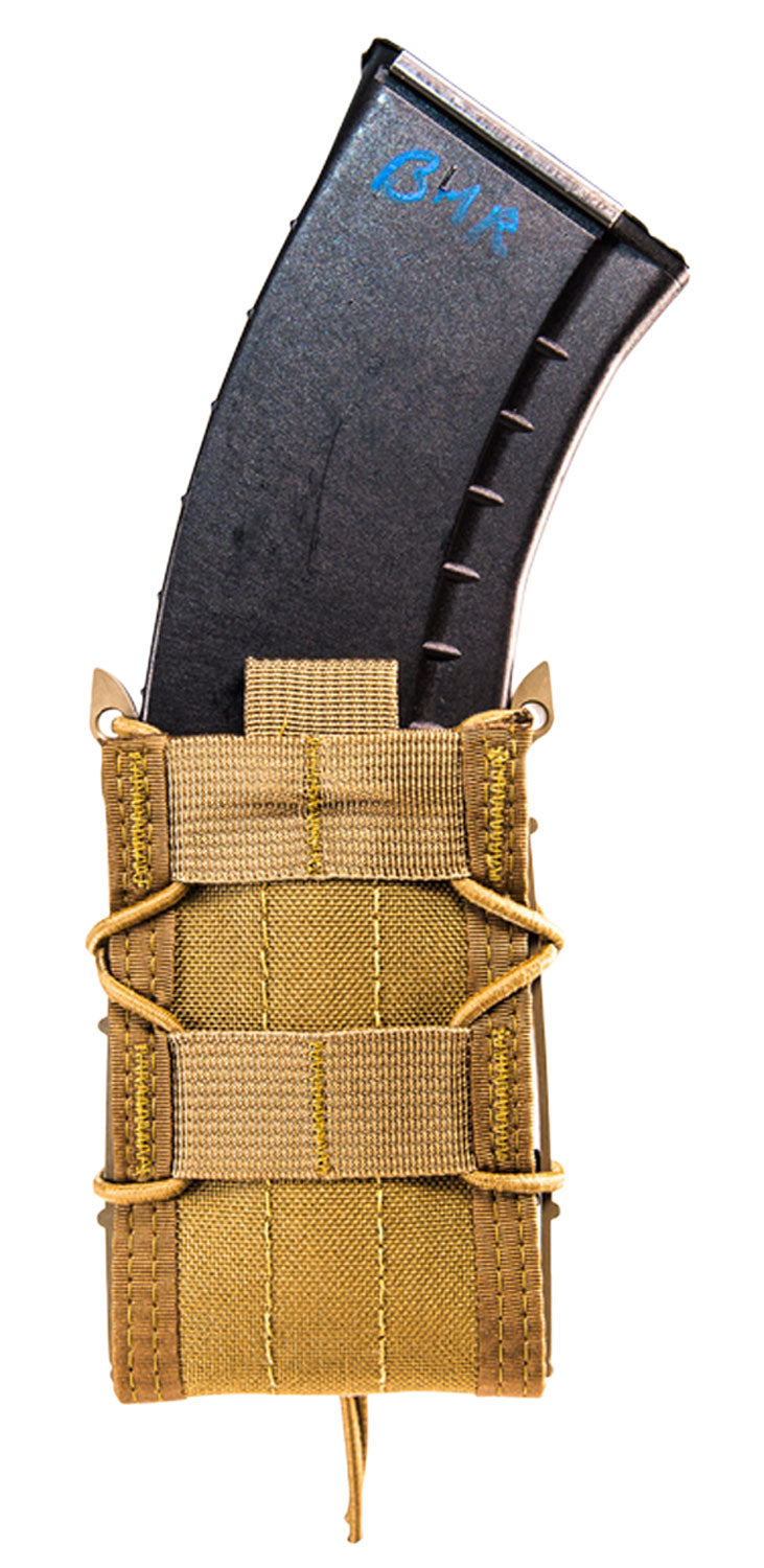 High Speed Gear TACO Single Rifle Mag Pouch Coyote Brown Nylon MOLLE Compatible