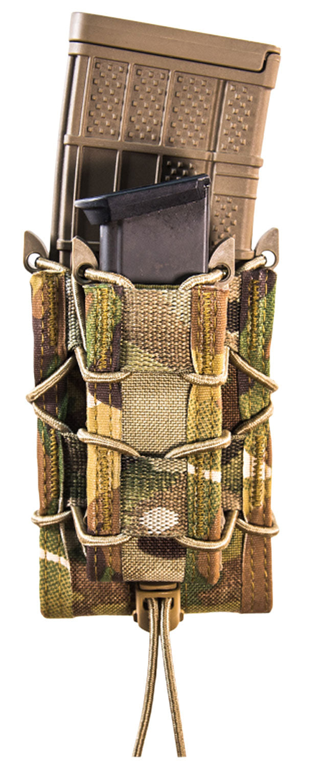 High Speed Gear TACO Double Decker Rifle Pistol Mag Pouch MultiCam Nylon Belt 2.25" Wide
