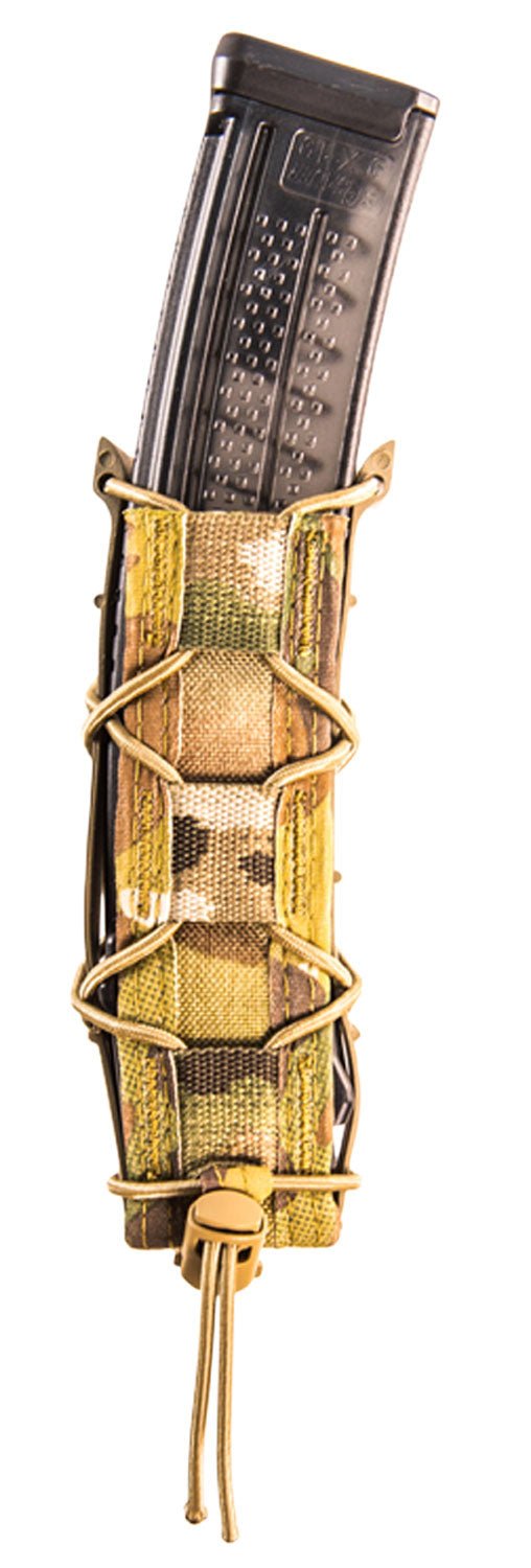 High Speed Gear TACO Extended Single Pistol Mag Pouch MultiCam Nylon ABM Belt 2.25" Wide