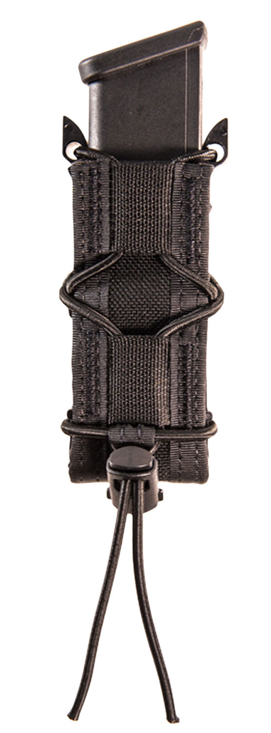 High Speed Gear TACO Single Pistol Mag Pouch Black Nylon ABM Belt Mount