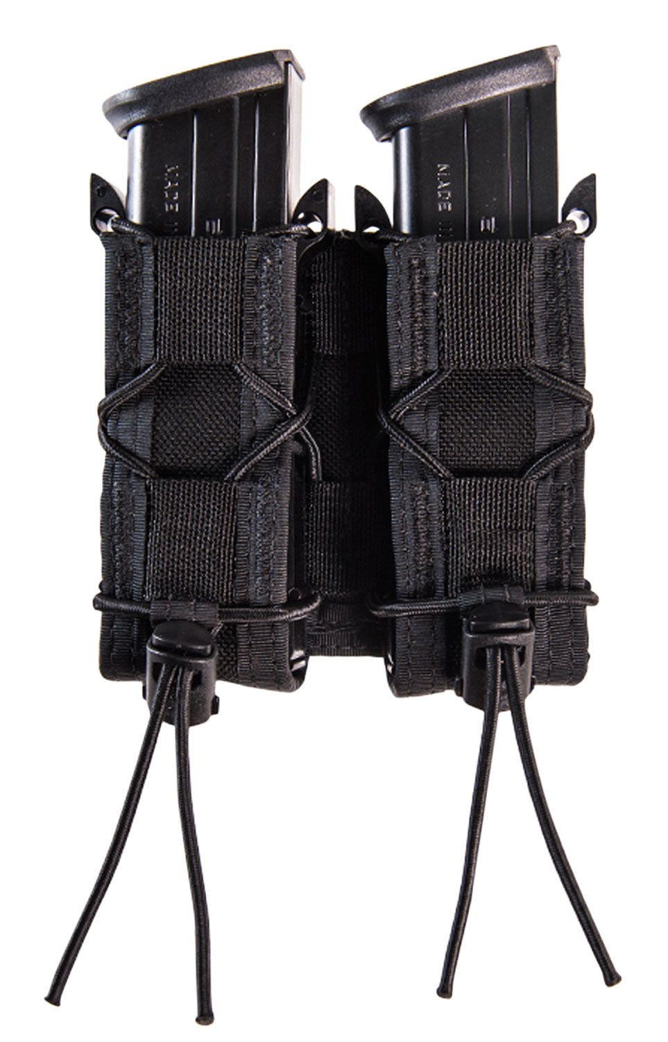 High Speed Gear TACO Double Pistol Mag Pouch Black Nylon ABM Belt Mount