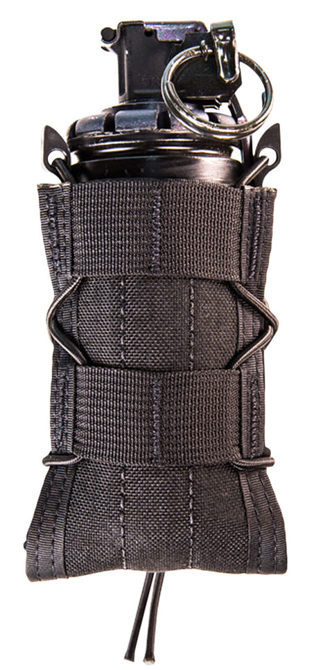 High Speed Gear TACO Single Rifle Mag Pouch Black Nylon ABM Belt Mount
