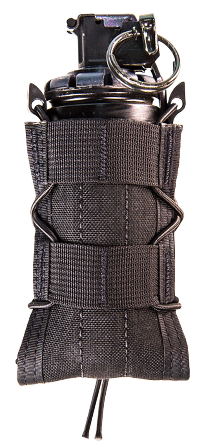 High Speed Gear TACO Single Rifle Mag Pouch Black Nylon ABM Belt Mount