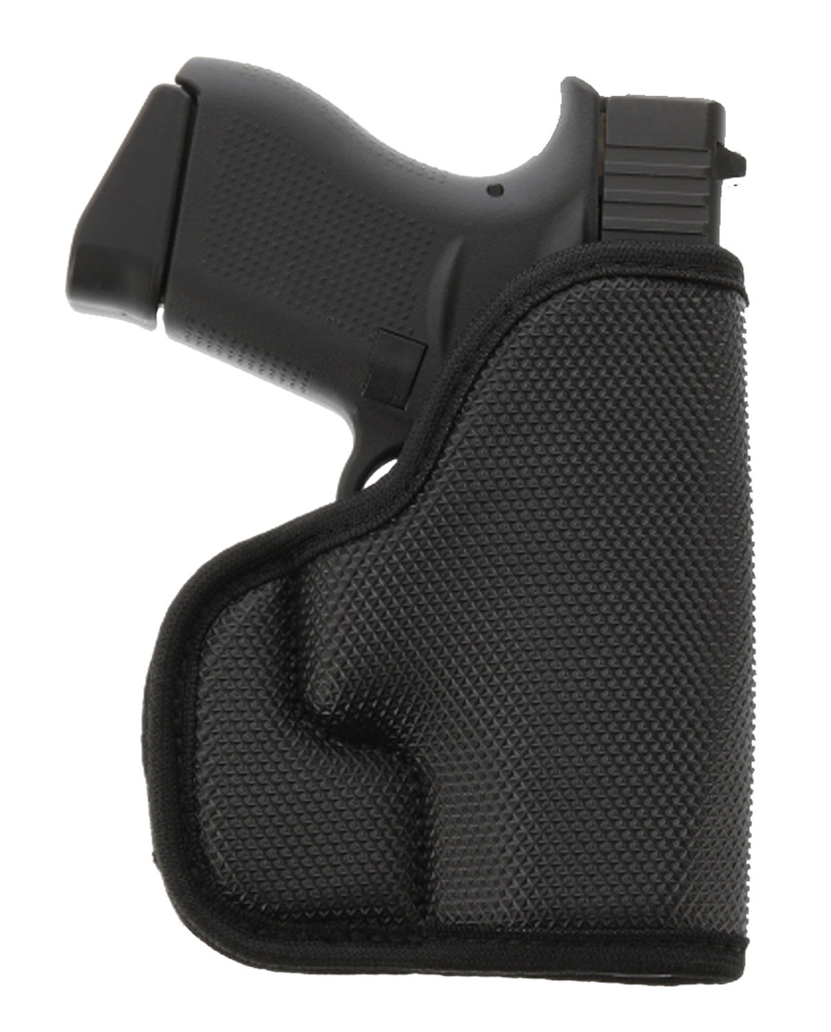 Galco SOU800B StukOn-U Black Gripper Shell Pocket Holster for Glock 43/Sig P365/Springfield Hellcat, Ambidextrous