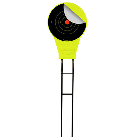 Birchwood Casey 48028 Ground Strike Belly Dancer Metal Target Yellow Bullseye Motion Includes Targets