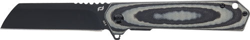 Schrade Lateral Folder 3.25" AUS-10 Black/Grey Laminate Knife