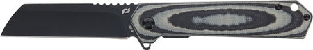 Schrade Lateral Folder 3.25" AUS-10 Black/Grey Laminate Knife