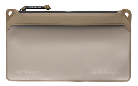 Magpul MAG995-245 DAKA Windowed Medium Pouch Flat Dark Earth Polymer Water-Resistant 7x12 Inch