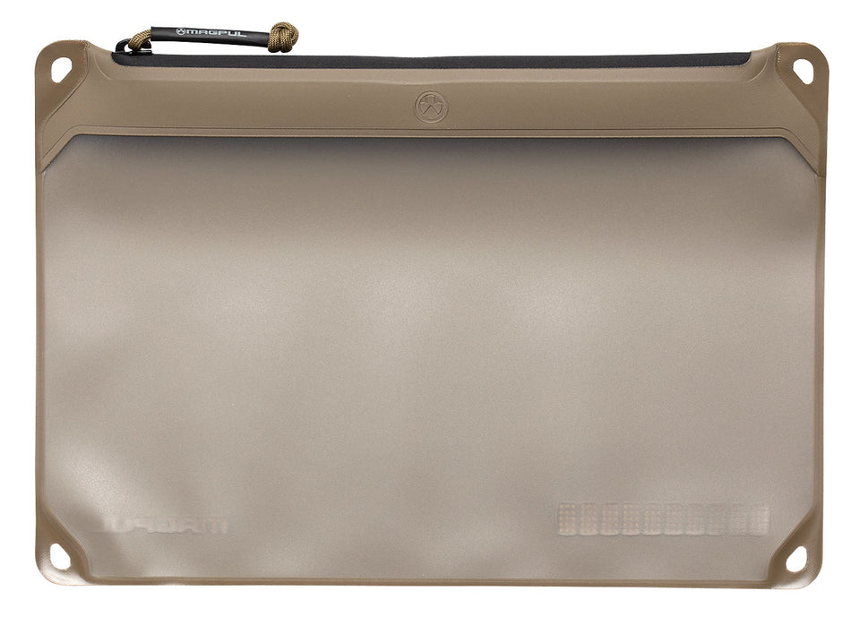 Magpul MAG996-245 DAKA Windowed Large Pouch Flat Dark Earth Polymer Water-Resistant