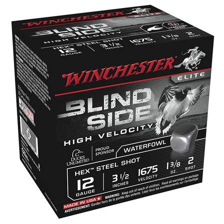 Winchester BLIND SIDE High Velocity Hunting 12 Gauge 3.5 in / 3.5 in #2 1-3/8 oz