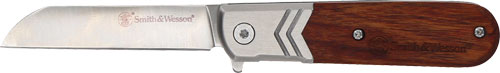 S&W Rosewood Executive Barlow 2.75" Folding Blade Knife