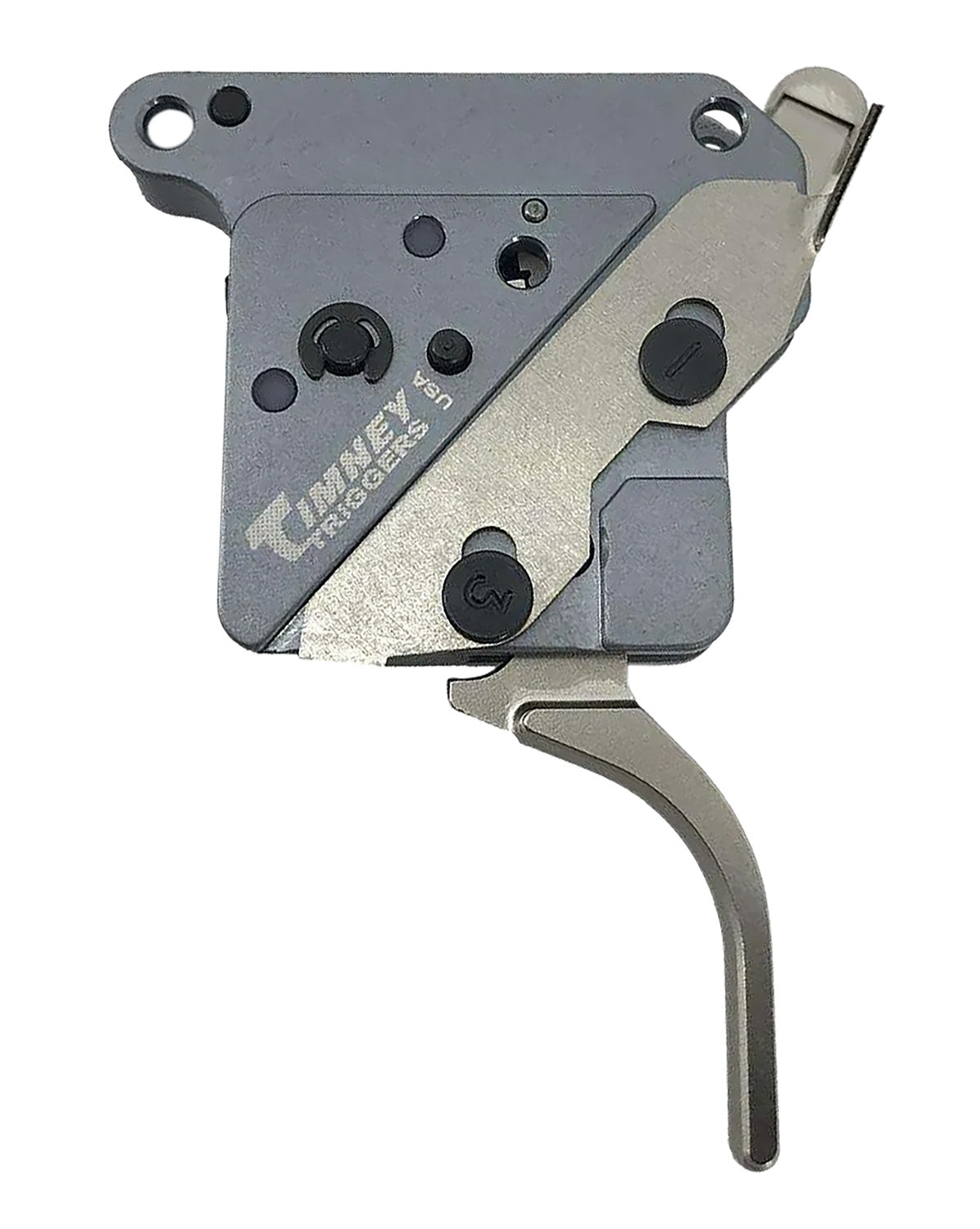 Timney Triggers THEHITST16 The Hit Straight Trigger 8 oz Pull Nickel Finish for Remington 700 Right