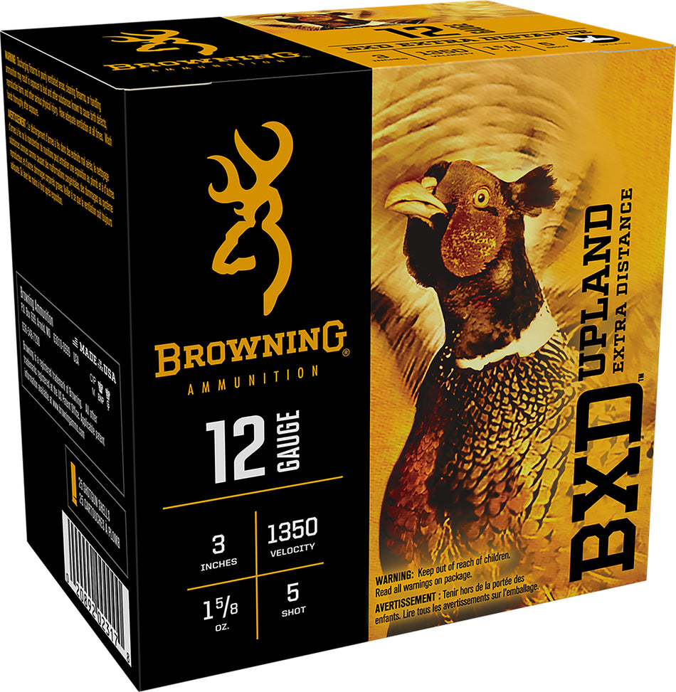 Browning B193511235 BXD Upland 12 Gauge 3" 1-5/8oz 5 Shot 1350 fps