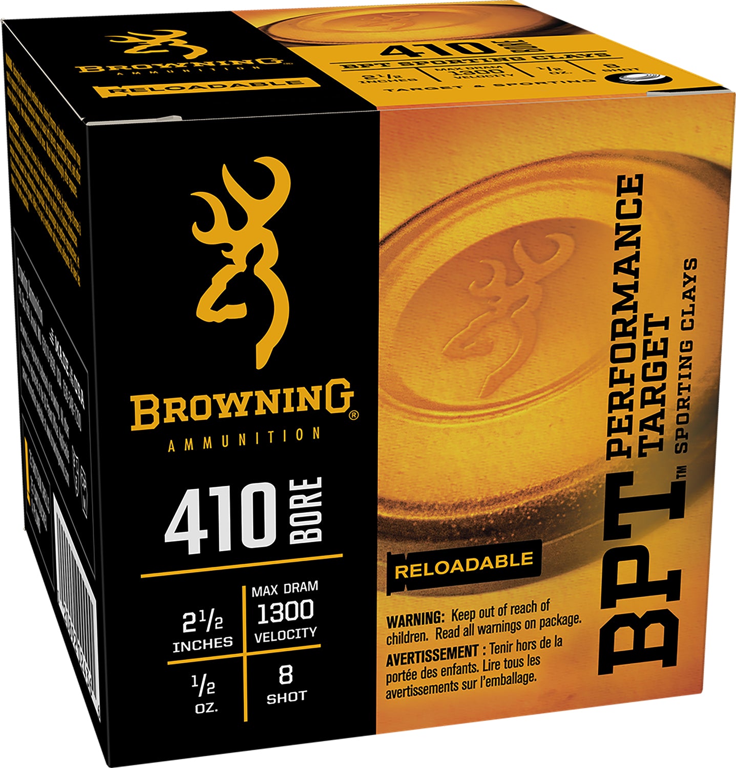 Browning BPT Performance Target Sporting Clay .410 Bore 2.5 in / 2.5 in #8 1/2 oz