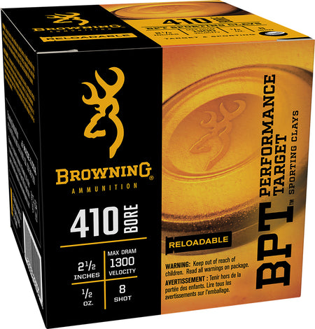 Browning BPT Performance Target Sporting Clay .410 Bore 2.5 in / 2.5 in #8 1/2 oz
