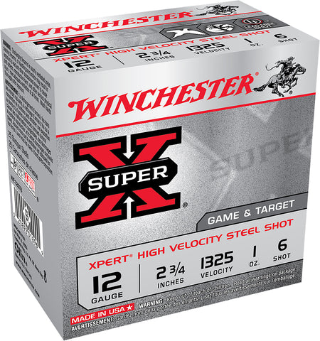 Winchester Xpert Game & Target HIgh Velocity California Certified Nonlead Ammunition 12 Gauge 2.75 in / 2.75 in #6 1 oz