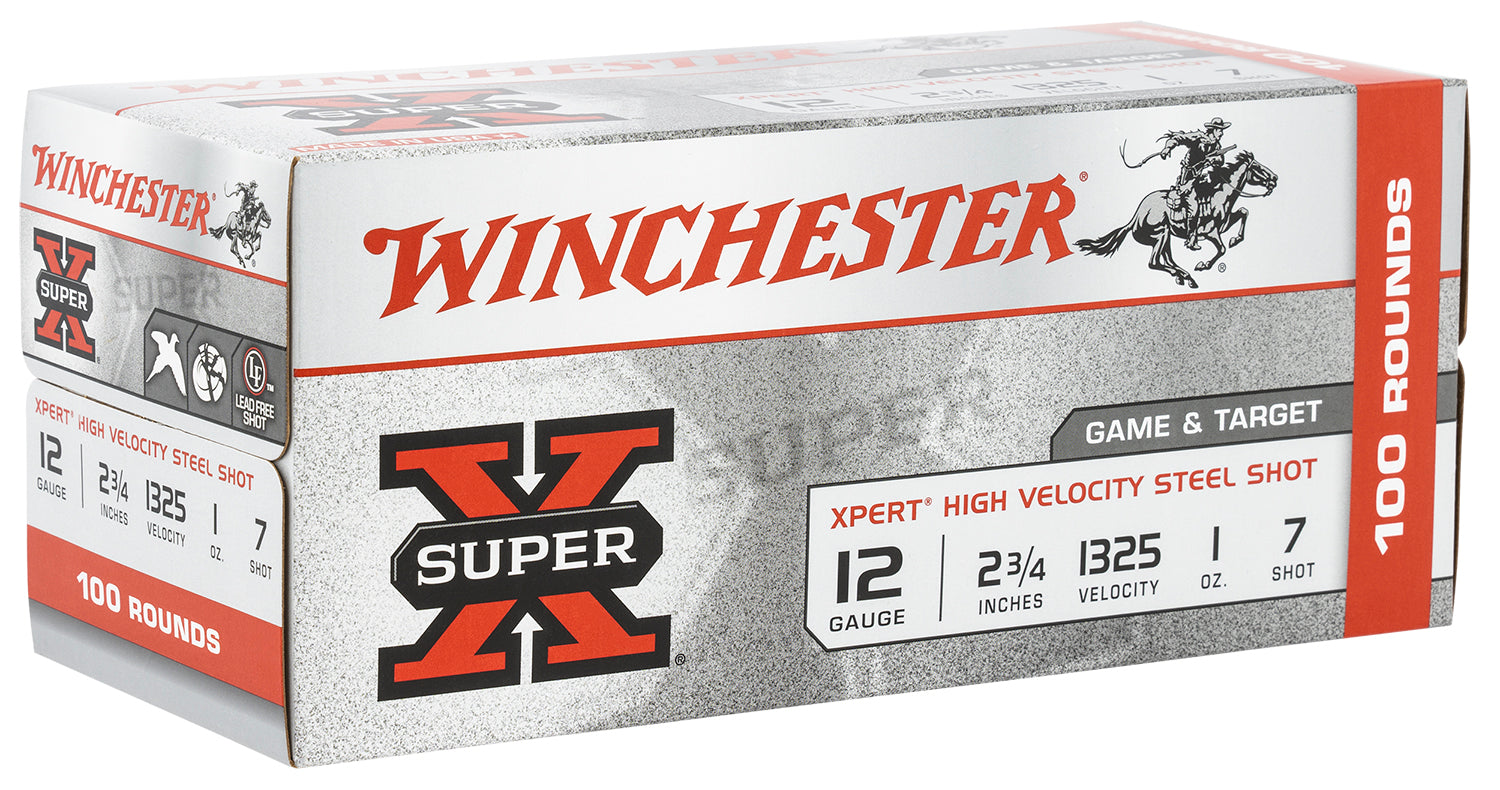 Winchester Xpert Game & Target HIgh Velocity California Certified Nonlead Ammunition Value Pack 12 Gauge 2.75 in / 2.75 in #7 1 oz