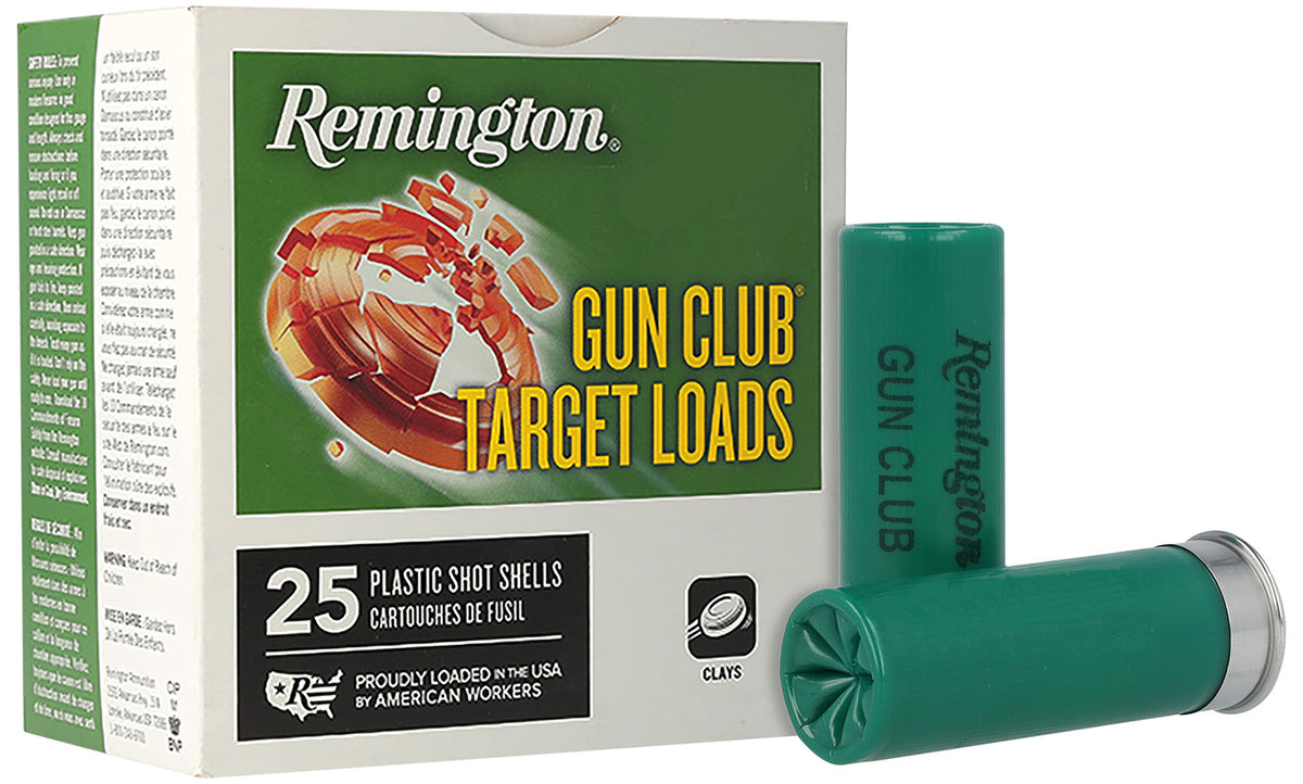 Remington Ammunition GC12L8 Gun Club 12 Gauge (12 ga.)  2.75 in. 1 1/8 oz 8 Shot