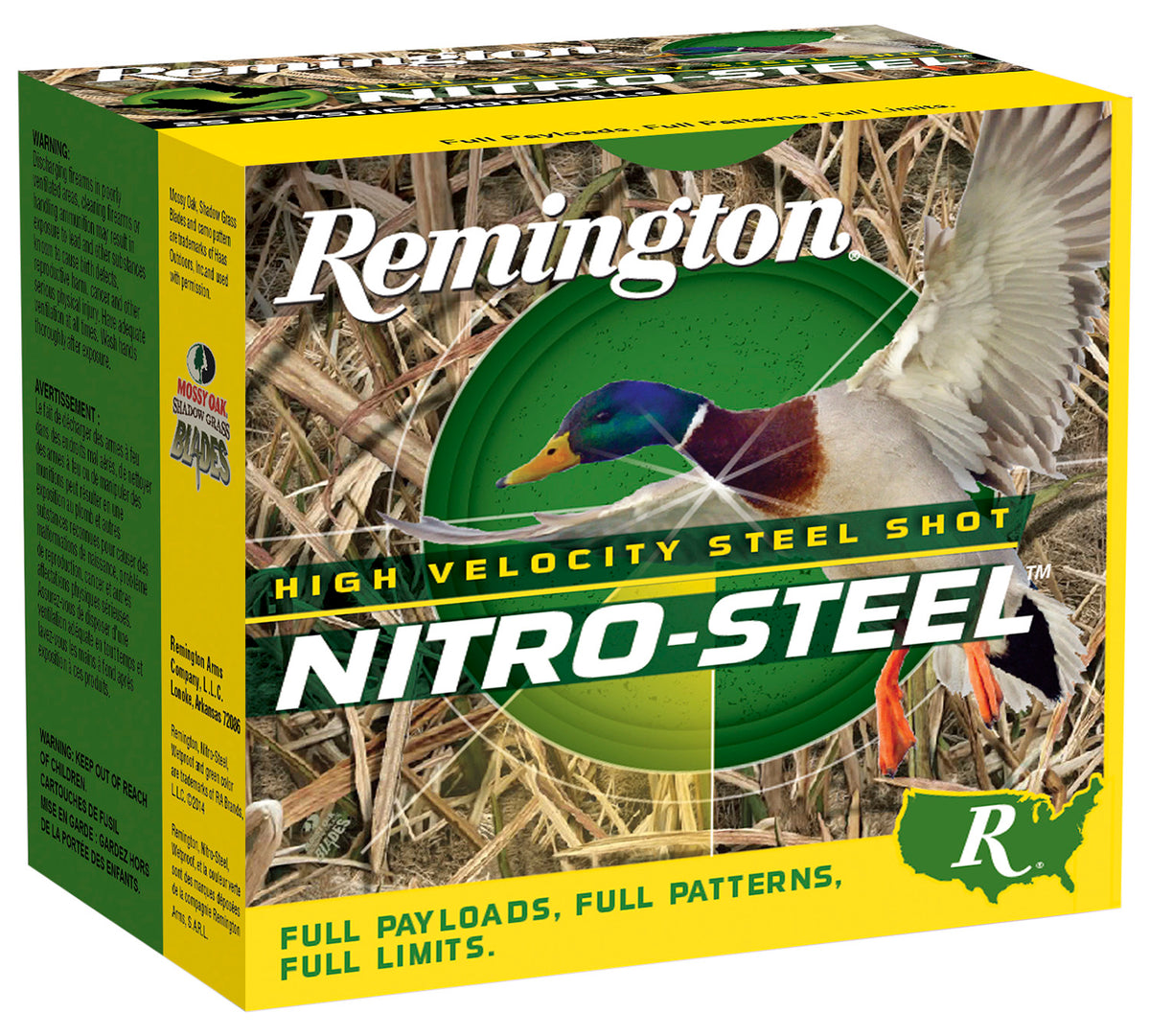 Remington Ammunition NS12S2 Nitro Steel 12 Gauge (12 ga.) 2.75 in. 1 1/4 oz 2 Shot