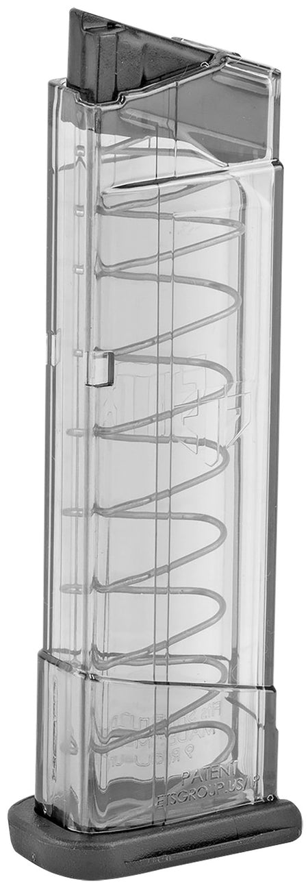 ETS Group SW9SHD9 9rd 9mm Luger Pistol Magazine for S&W M&P Shield Clear Detachable