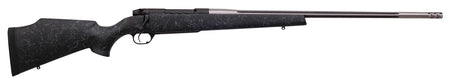 Weatherby MAM01N65CMR6B Mark V Accumark 6.5 Creedmoor 4+1 24" Barrel, Graphite Black Cerakote Metal Finish, Gray Webbed Black Fixed Monte Carlo Stock