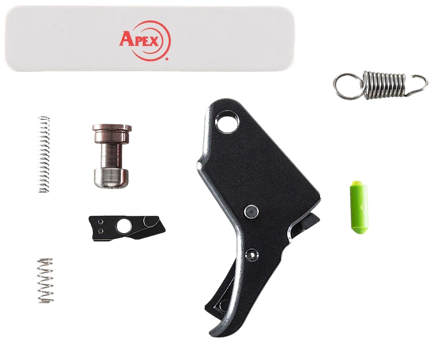 Apex Tactical 100051 Action Enhancement Trigger & Duty/Carry Kit 9mm/40 S&W Black Drop-In for S&W M&P Shield