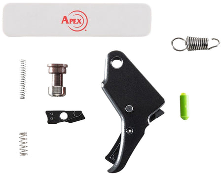Apex Tactical 100051 Action Enhancement Trigger & Duty/Carry Kit 9mm/40 S&W Black Drop-In for S&W M&P Shield