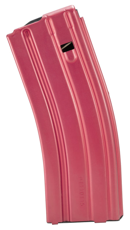 DuraMag Speed 30-Round 223 Rem/300 Blackout/5.56 NATO AR-15 Red Aluminum Magazine Black Follower
