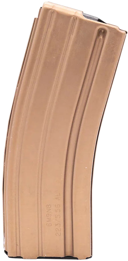 DuraMag Speed 30-Round 223 Rem/300 Blackout/5.56 NATO AR-15 Bronze Aluminum Magazine Black Follower