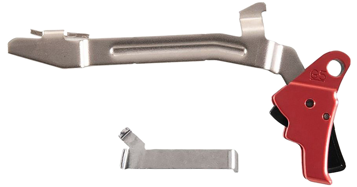 Apex Tactical 102156 Action Enhancement Red Drop-In Trigger Kit w/Connector for Glock Gen5 17/19/19X/26/34/45