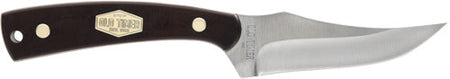 Old Timer Sharpfinger Large Fixed Blade Knife 4" Stainless Steel Delrin Handle with Sheath