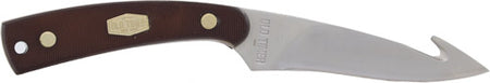 Old Timer Guthook Skinner Fixed Blade Knife 3.5" Stainless Steel Delrin Handle with Sheath