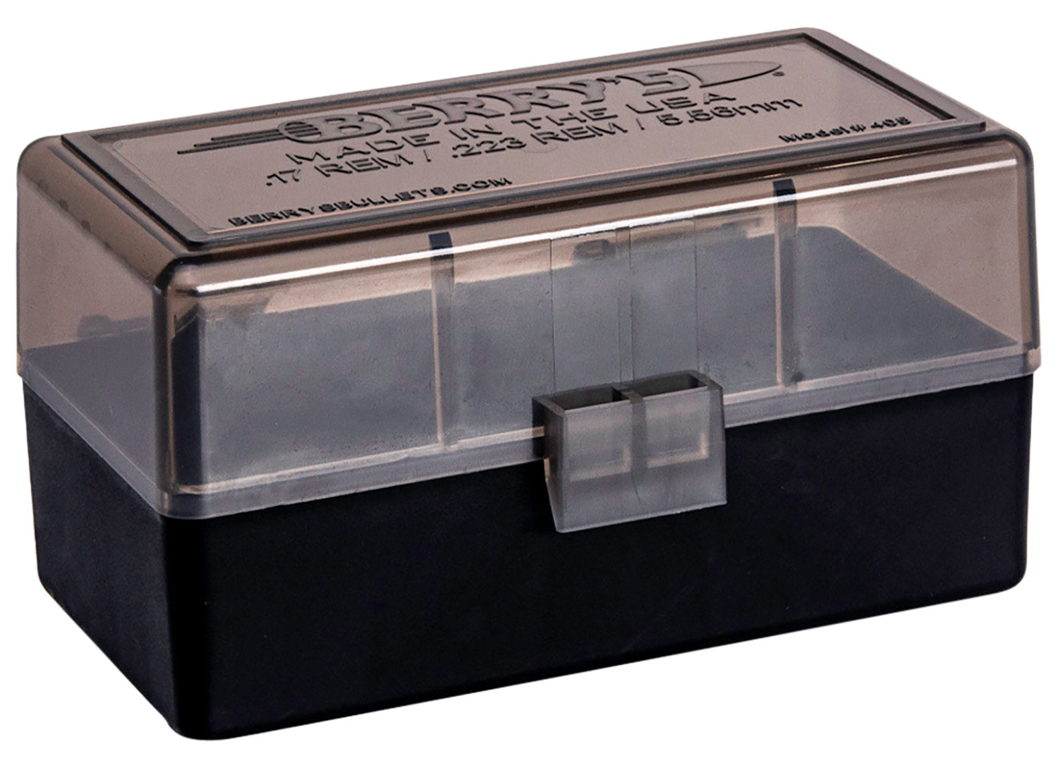 Buy Berry's 29682 Ammo Box 223Rem/5.56NATO Smoke/Black Polypropylene ...