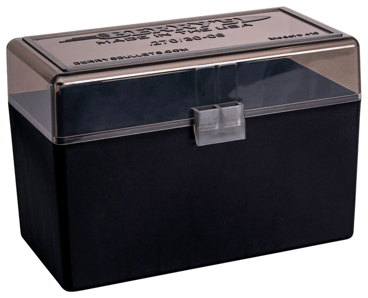 Berry's 32019 Ammo Box 270 Win/30-06 Springfield Smoke/Black Polypropylene 50 Round
