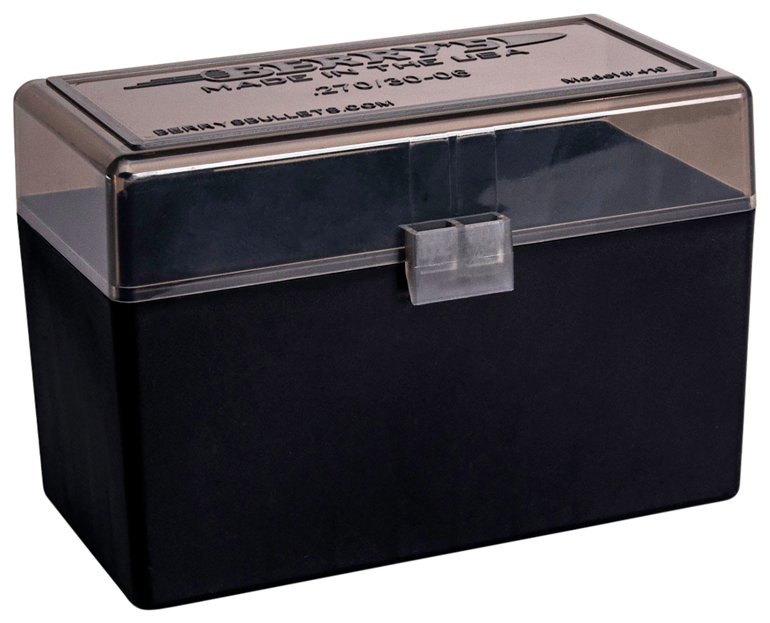 Berry's 32019 Ammo Box 270 Win/30-06 Springfield Smoke/Black Polypropylene 50 Round