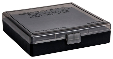 Berry's 92199 Ammo Box 40 S&W/45 ACP Smoke/Black Polypropylene 100 Round