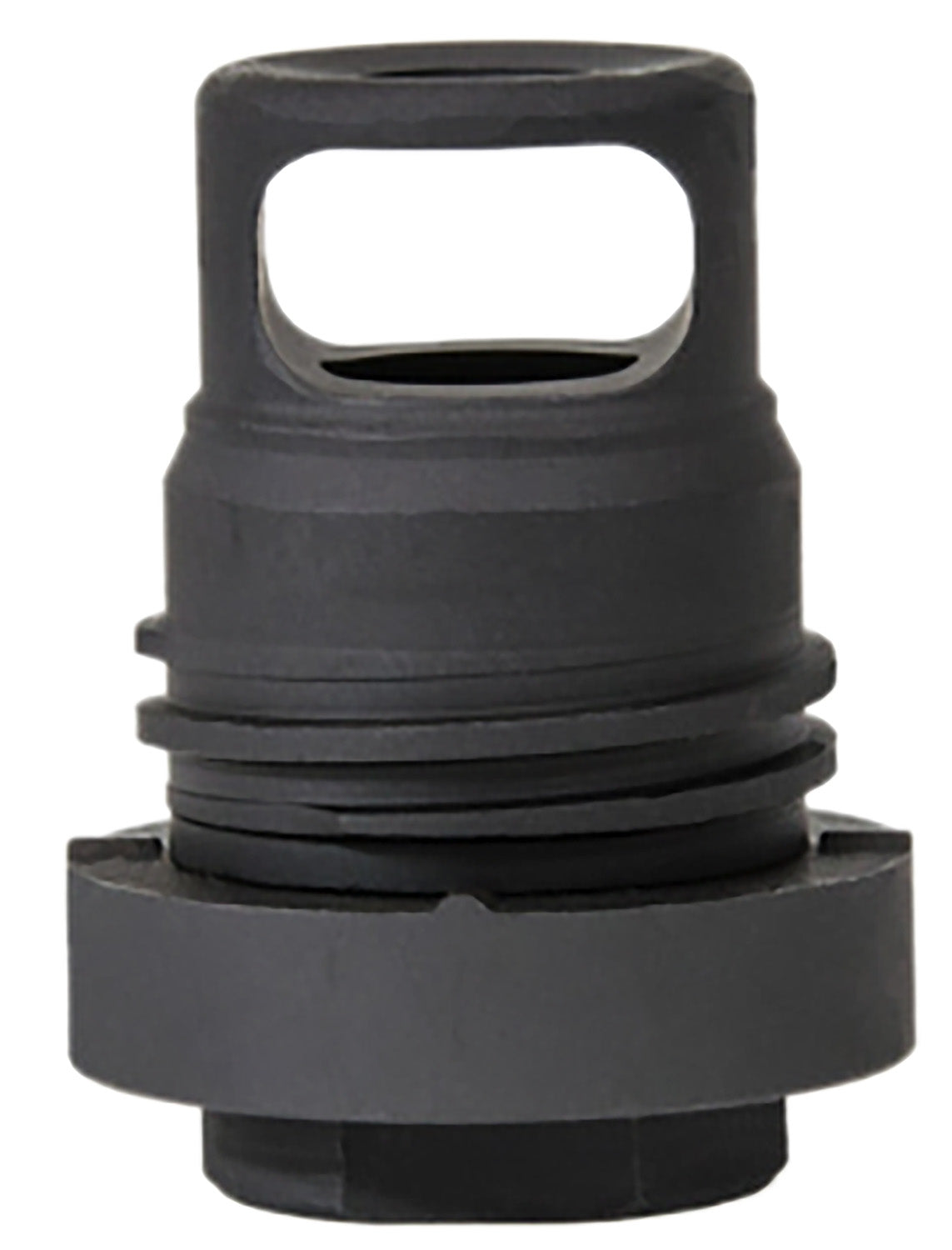 Yankee Hill 3102-1MB-24A Mini Phantom QD Muzzle Brake, Black Melonite Steel, 5/8"-24 tpi, 1.60" OAL, 30 Cal AR-Platform
