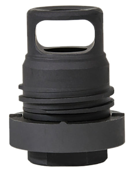 Yankee Hill 3102-1MB-24A Mini Phantom QD Muzzle Brake, Black Melonite Steel, 5/8"-24 tpi, 1.60" OAL, 30 Cal AR-Platform