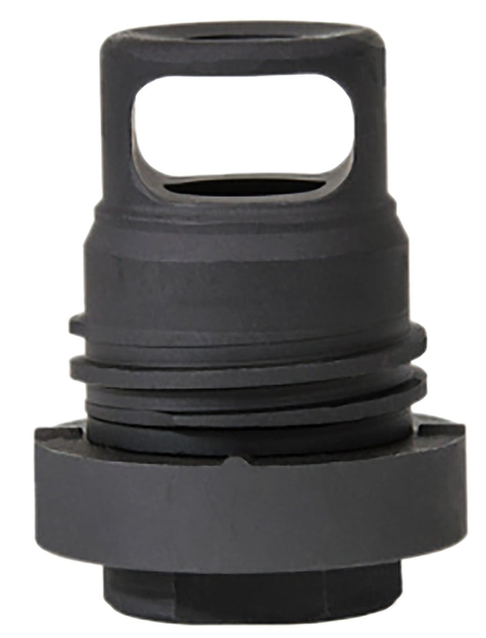 Yankee Hill 3102-1MB-24A Mini Phantom QD Muzzle Brake, Black Melonite Steel, 5/8"-24 tpi, 1.60" OAL, 30 Cal AR-Platform