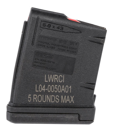 LWRC PMAG Black Detachable 5rd 6.8 SPC Magazine for LWRC SIX8 Rifles