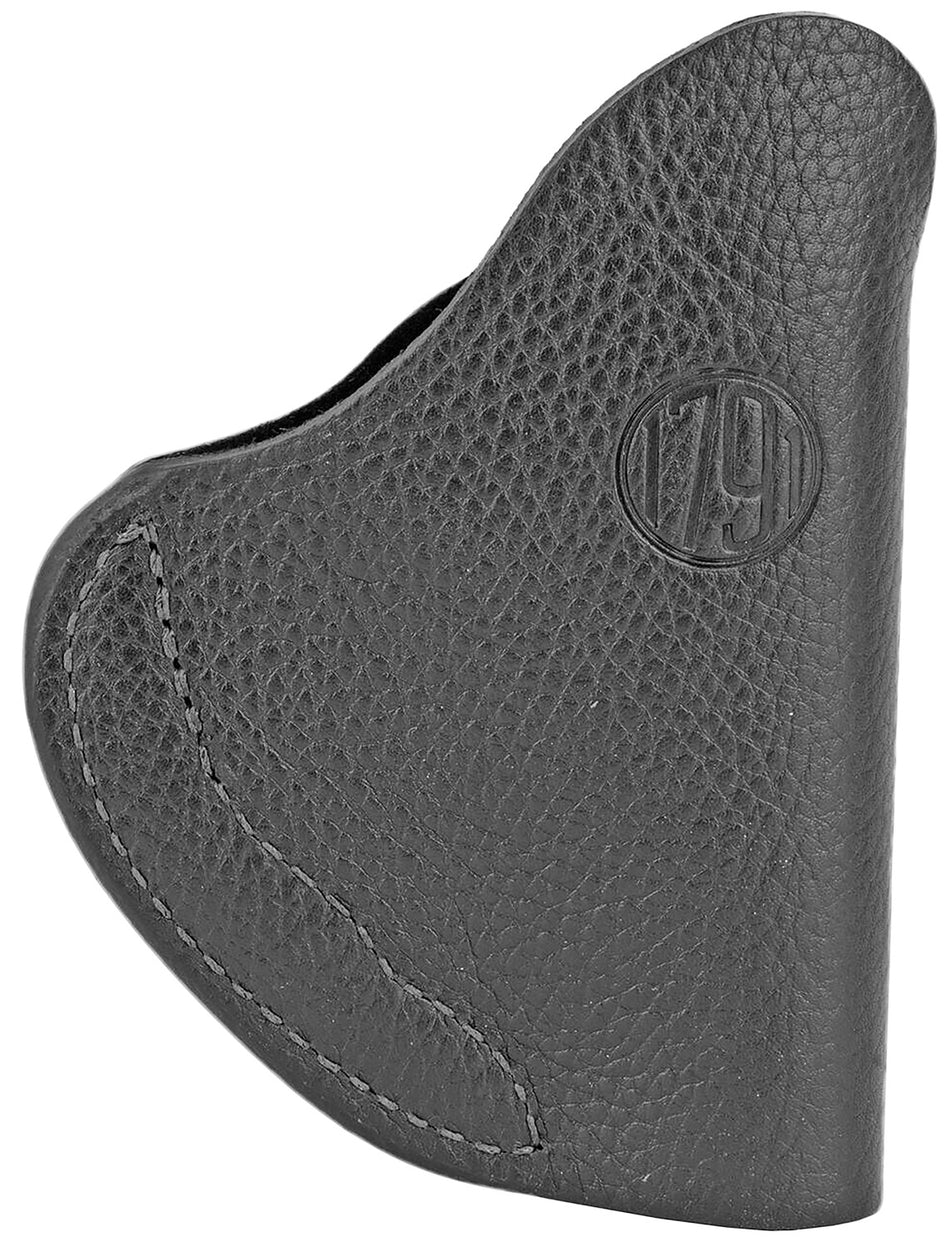 1791 Gunleather SCH IWB Size 02 Night Sky Black Leather Belt Clip Holster Fits Ruger LC9 S&W J Frame Colt Cobra Left Hand