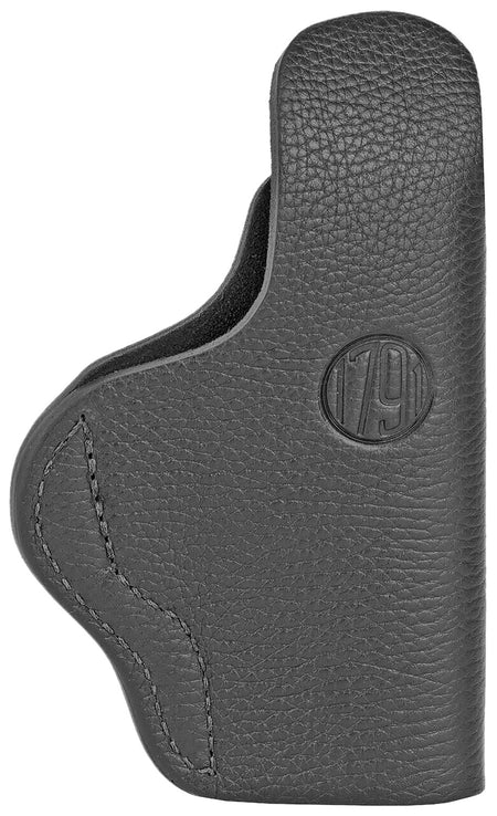 1791 Gunleather SCH IWB Size 04 Night Sky Black Leather Belt Clip Holster Compatible with Glock 17 S&W M&P Shield Springfield XD Left Hand