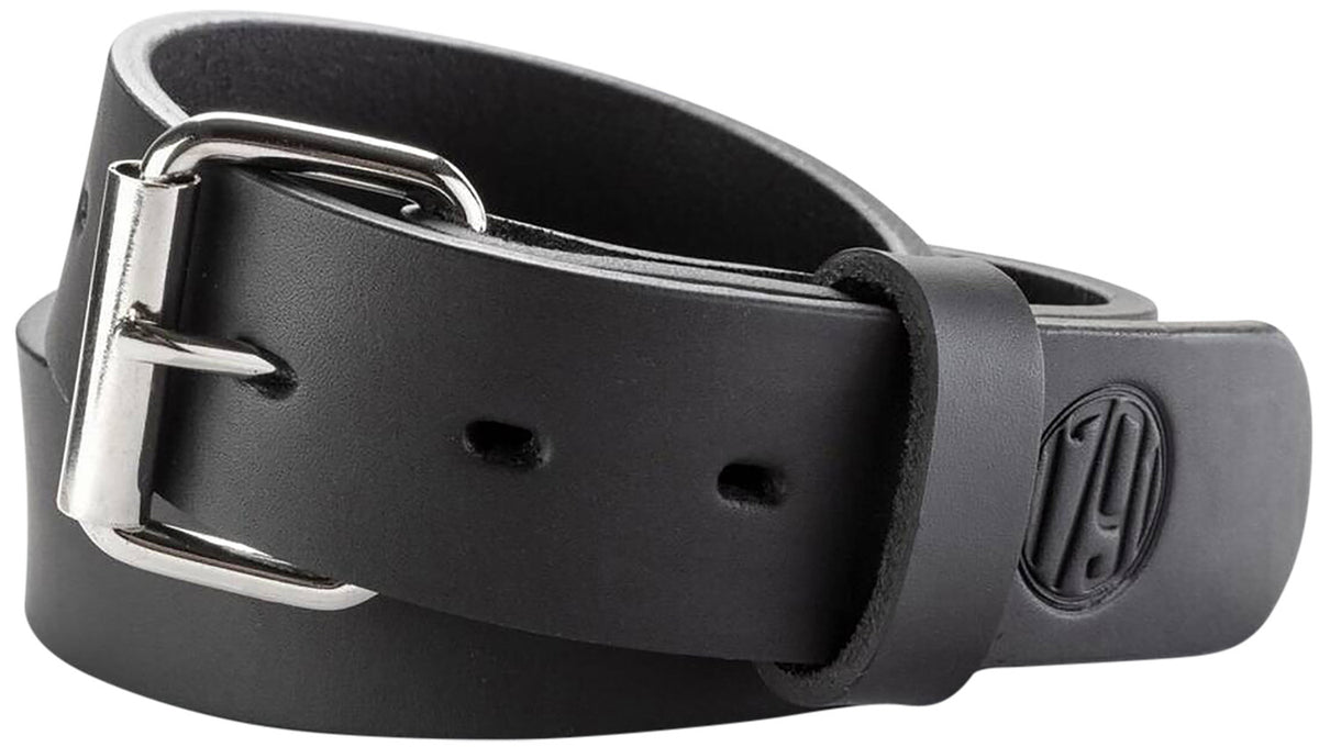 1791 Gunleather 01 Gun Belt Stealth Black Leather 32/36 1.5" Wide Buckle Closure