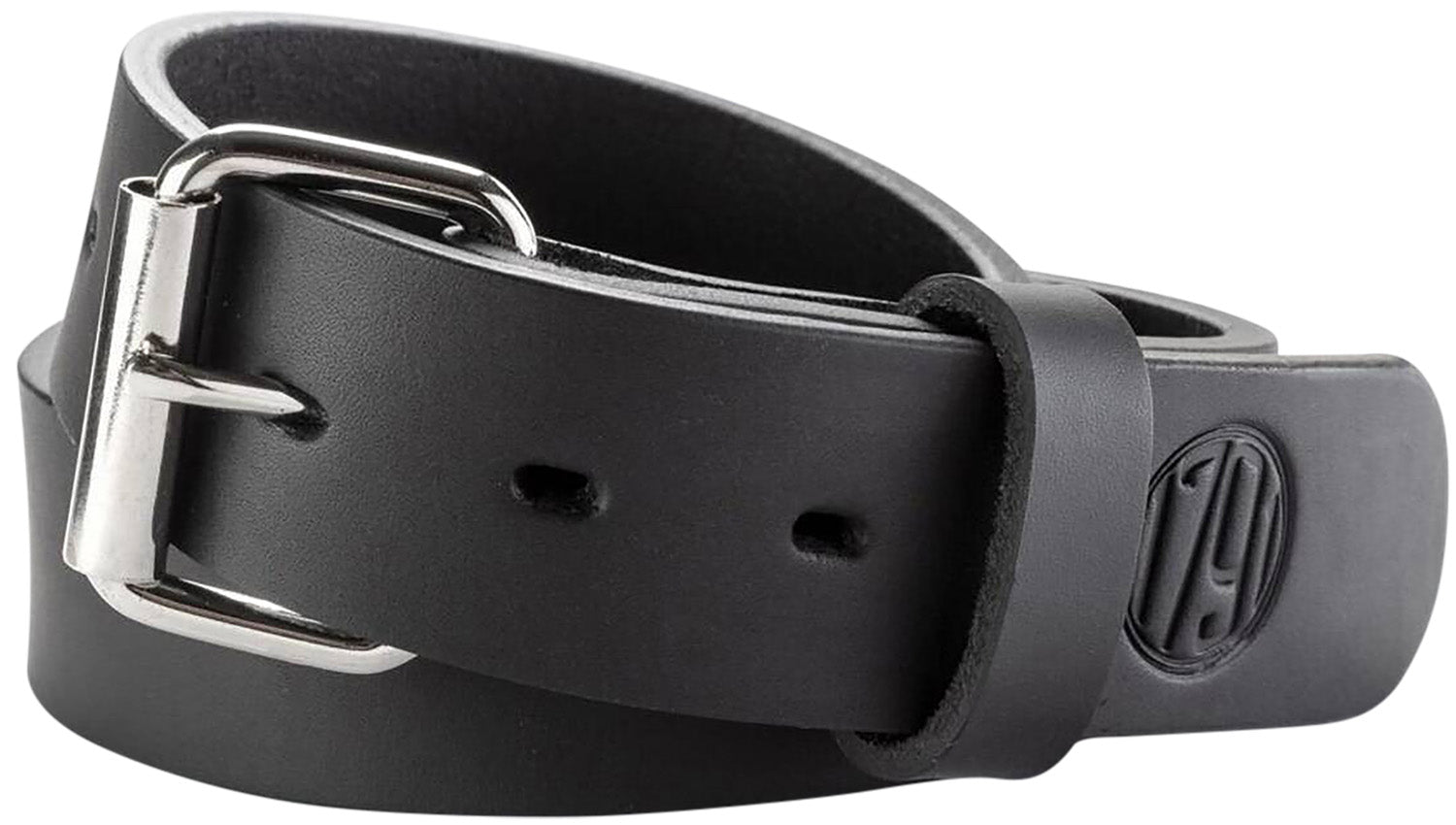 1791 Gunleather 01 Gun Belt Stealth Black Leather 32/36 1.5" Wide Buckle Closure