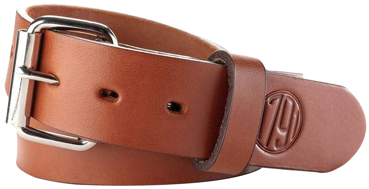 1791 Gunleather 01 Gun Belt Classic Brown Leather 44/48 1.5" Wide Buckle Closure