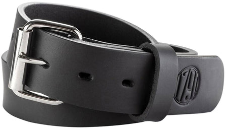 1791 Gunleather 01 Gun Belt Stealth Black Leather 46/50 1.5" Wide Buckle Closure
