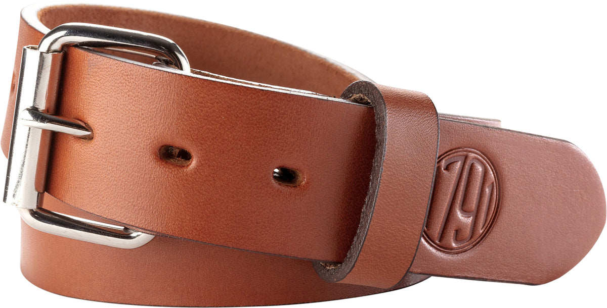 1791 Gunleather 01 Gun Belt Classic Brown Leather 46/50 1.5" Wide Buckle Closure